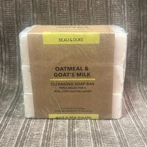 Beau & Duke - Oatmeal and Goat’s Milk - Cleansing Soap Bar - 3 pcs